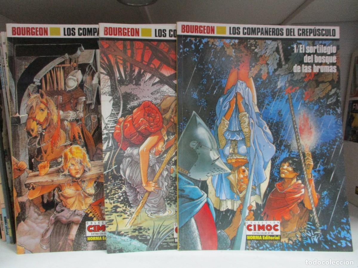 Fumetti: COLECCION COMPLETA - LOS COMPA&Ntilde;EROS DEL CREPUSCULO - BOURGEON - 3 TOMOS - CIMOC EXTRA COLOR - NORMA