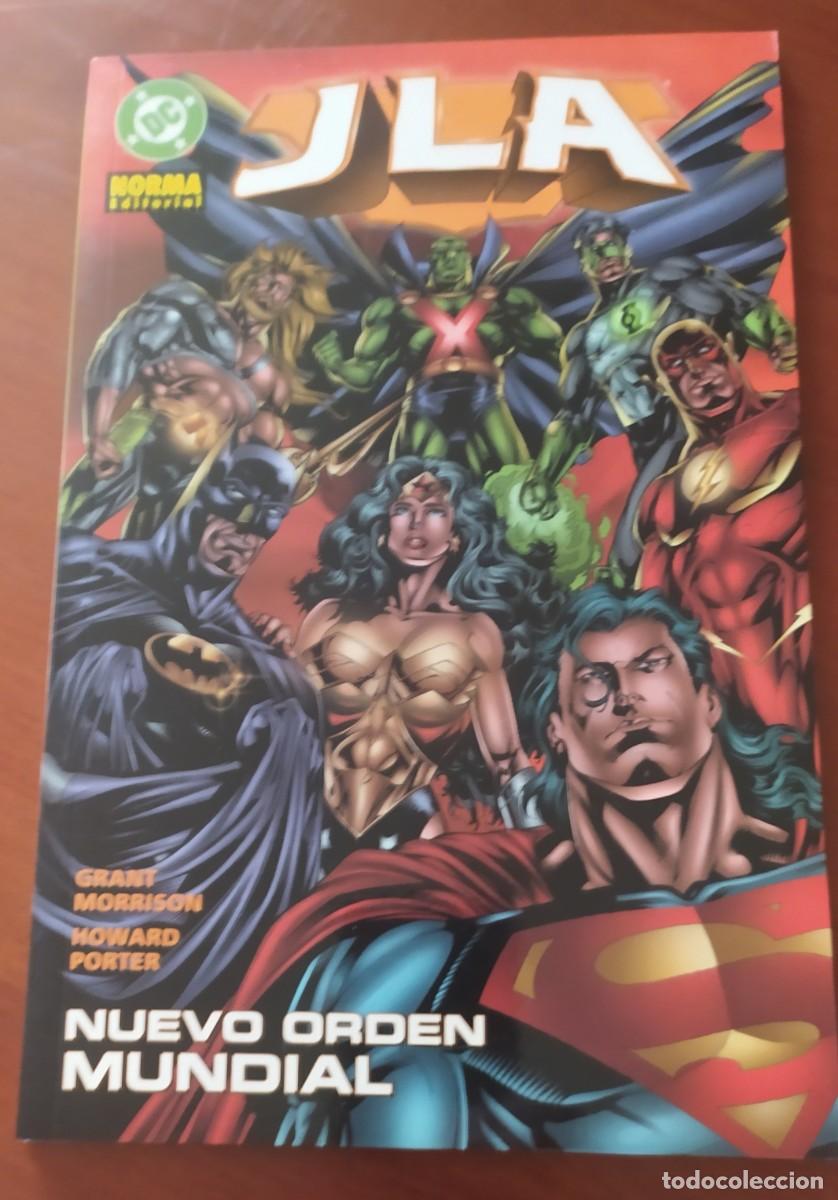 C&oacute;mics: JLA Nuevo orden mundial. Grant Morrison. Norma editorial. A&ntilde;o 2003