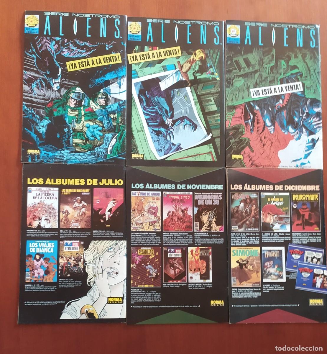 C&oacute;mics: Predator. Dos miniseries de 1991. Predator (4 n&uacute;meros) y Predator 2 (2 n&uacute;meros) . Norma editorial. - Foto 2