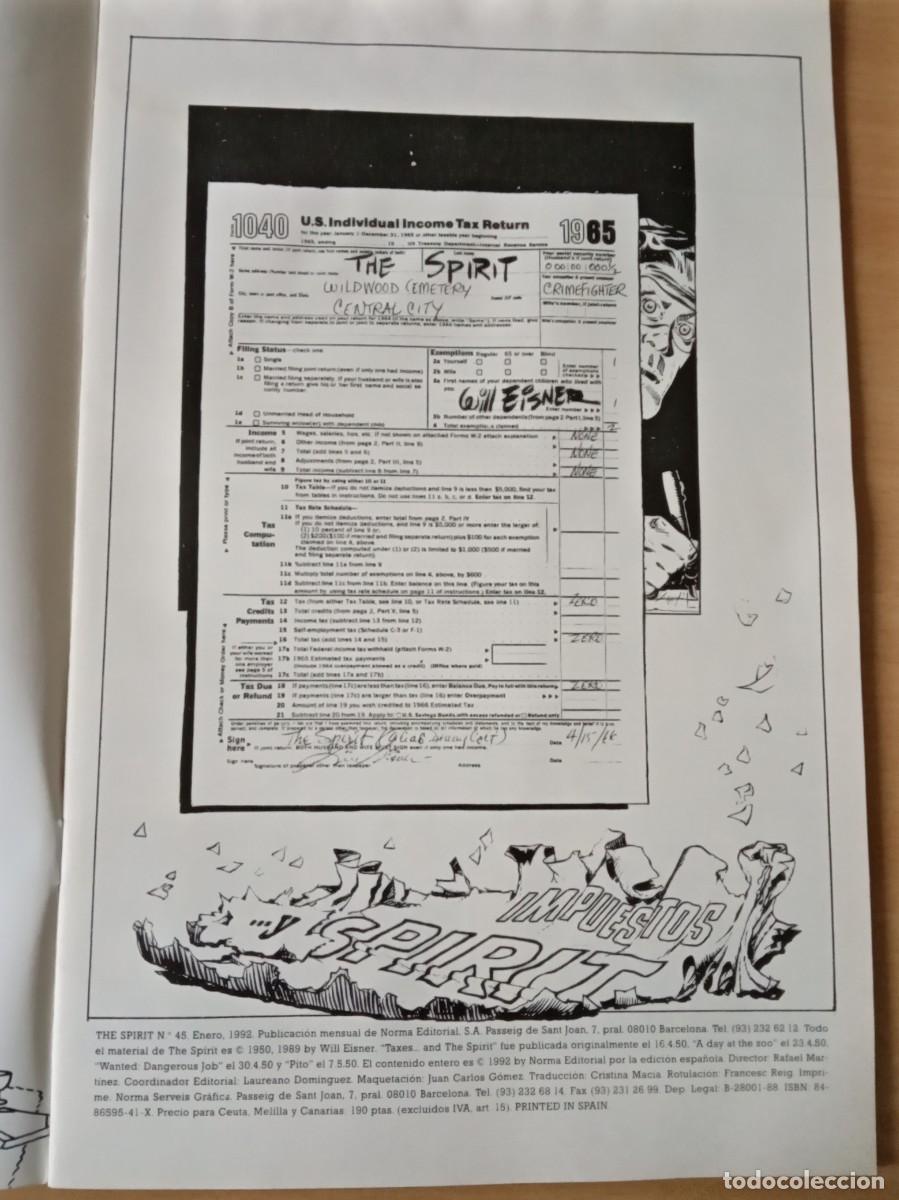 C&oacute;mics: LOTE DE 7 COMICS DE &rdquo;SPIRIT&rdquo; - Foto 15