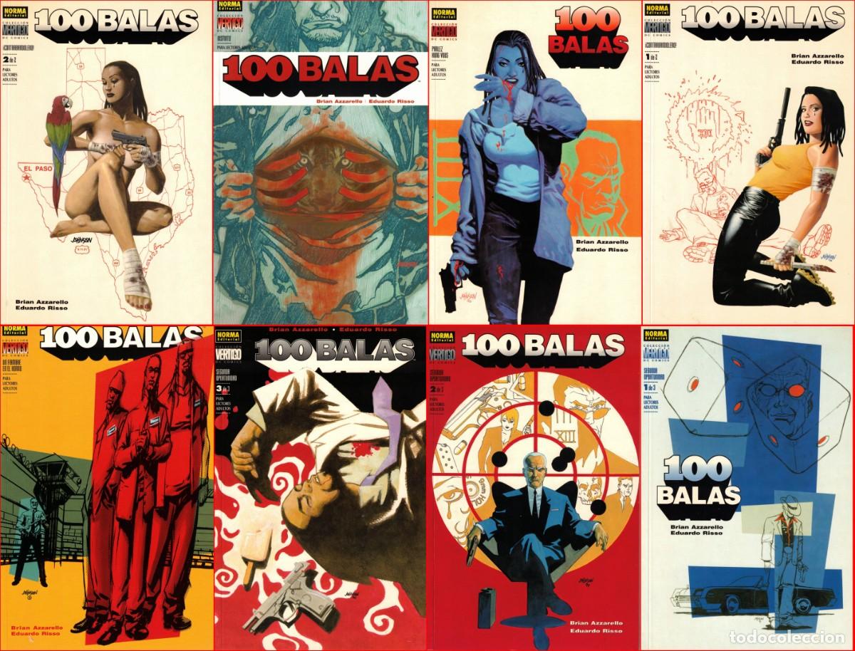 C&oacute;mics: Lote 100 Balas - Brian Azzrello - Eduardo Risso - Norma editorial - Colecci&oacute;n vertigo de comics