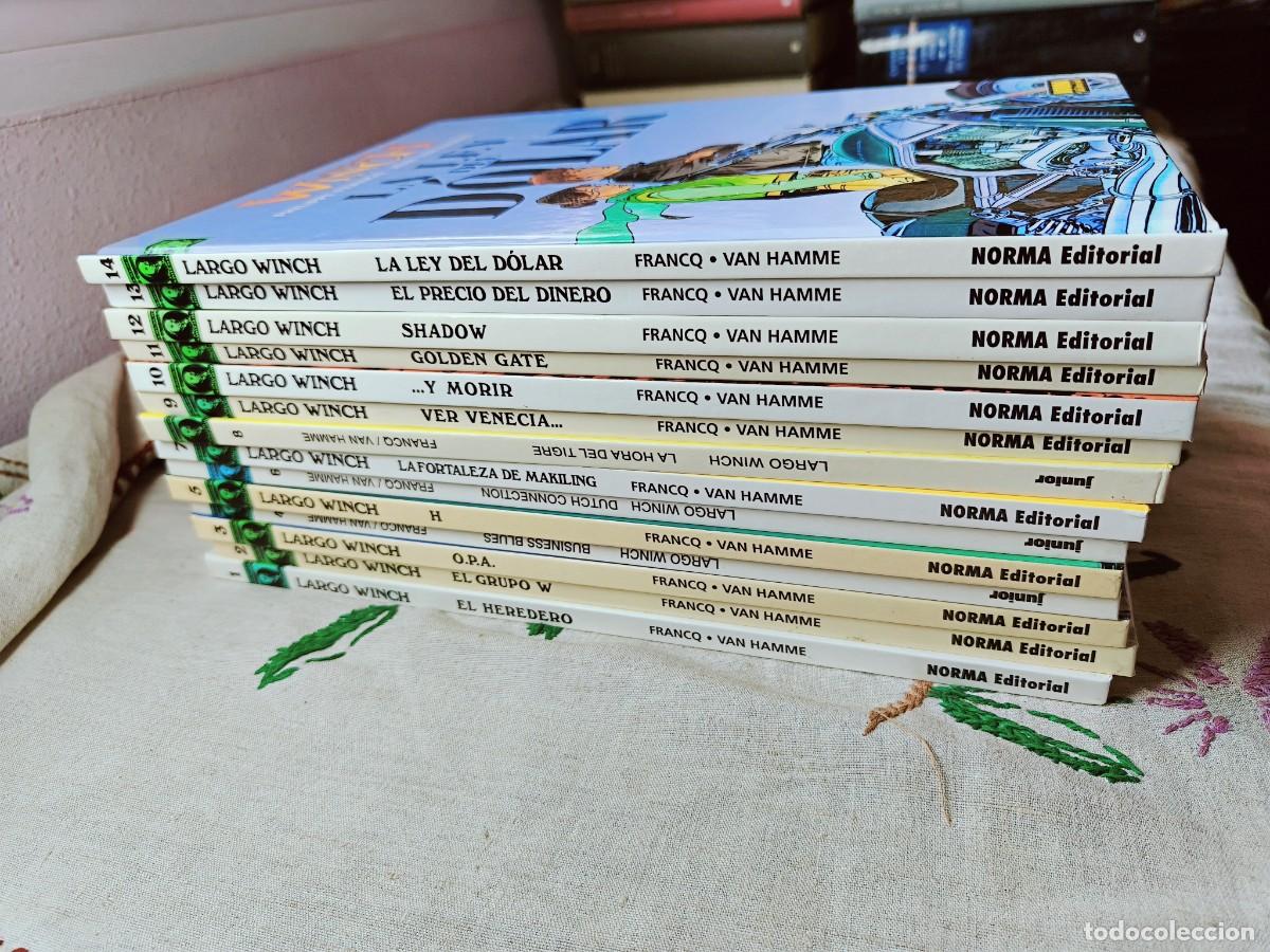C&oacute;mics: Largo Winch 1-14. Norma, Junior. Francq, Van Hamme - Foto 1