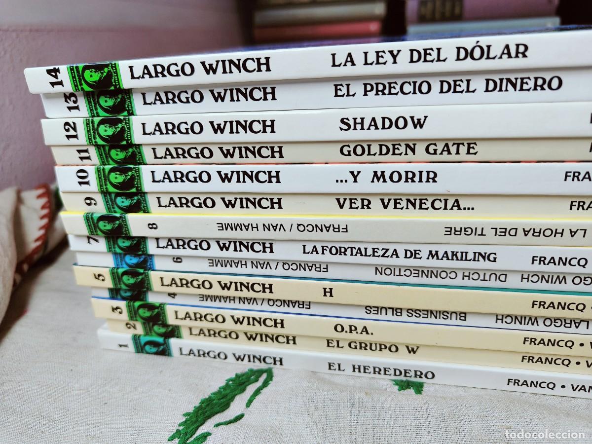 C&oacute;mics: Largo Winch 1-14. Norma, Junior. Francq, Van Hamme - Foto 2