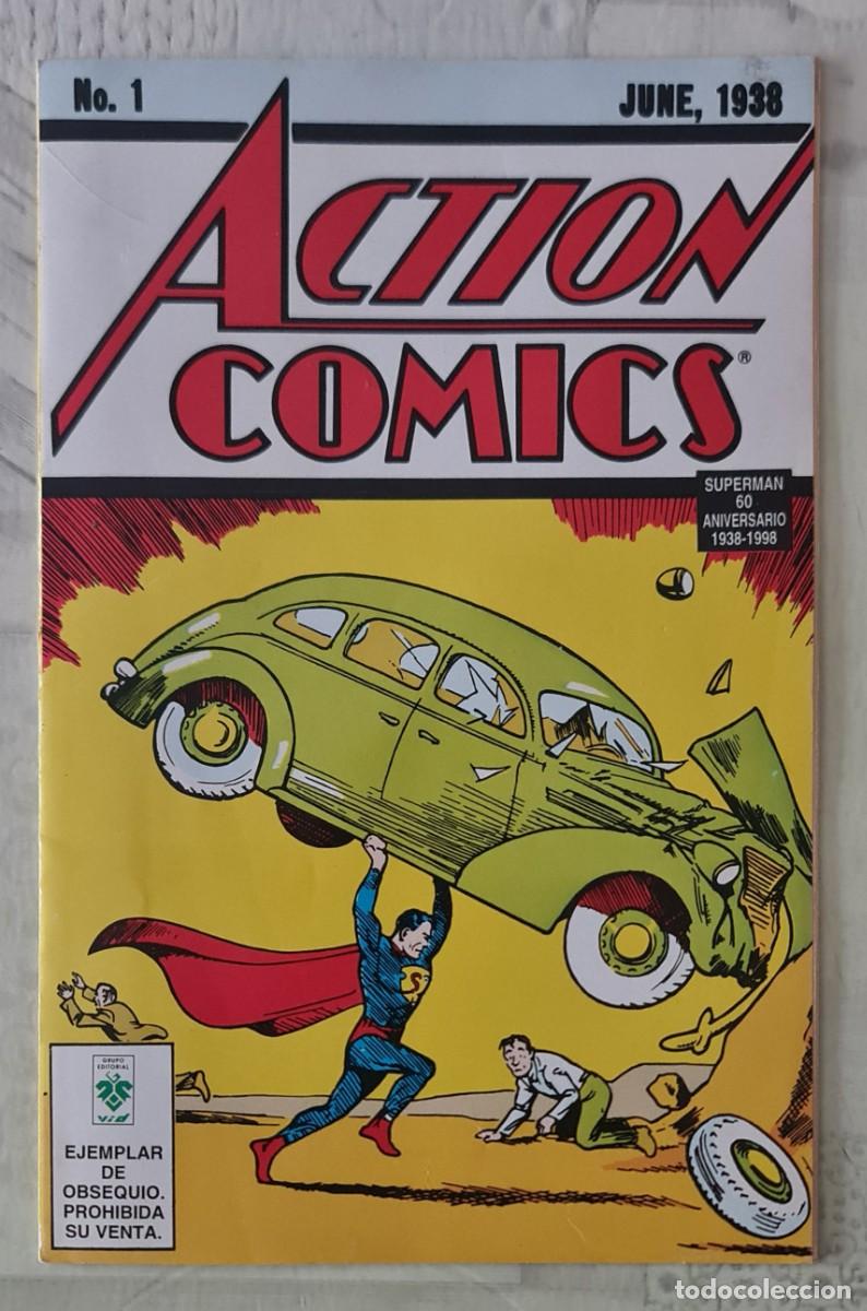 C&oacute;mics: SUPERMAN. PAZ EN LA TIERRA + Facsimil Action Comics 1. Vid / Norma 2000 - Foto 3