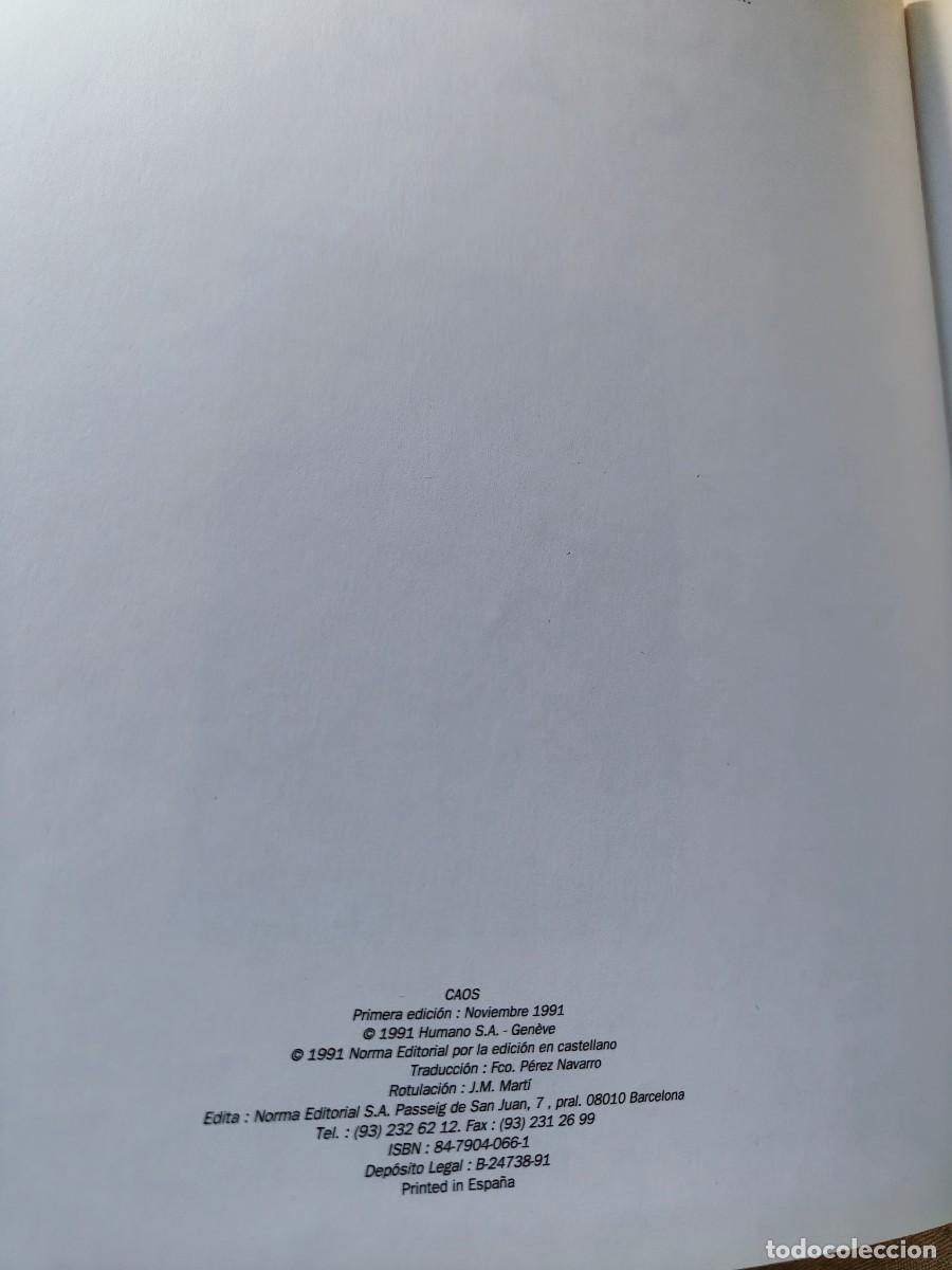 C&oacute;mics: Moebius. Caos. 1 Ed. 1991. Norma. Tapa dura. - Foto 7