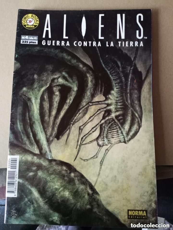 Comics: aliens guerra contra la tierra n&ordm; 4 de 4-norma editorial-comic vintage anos 90-dark horse comics