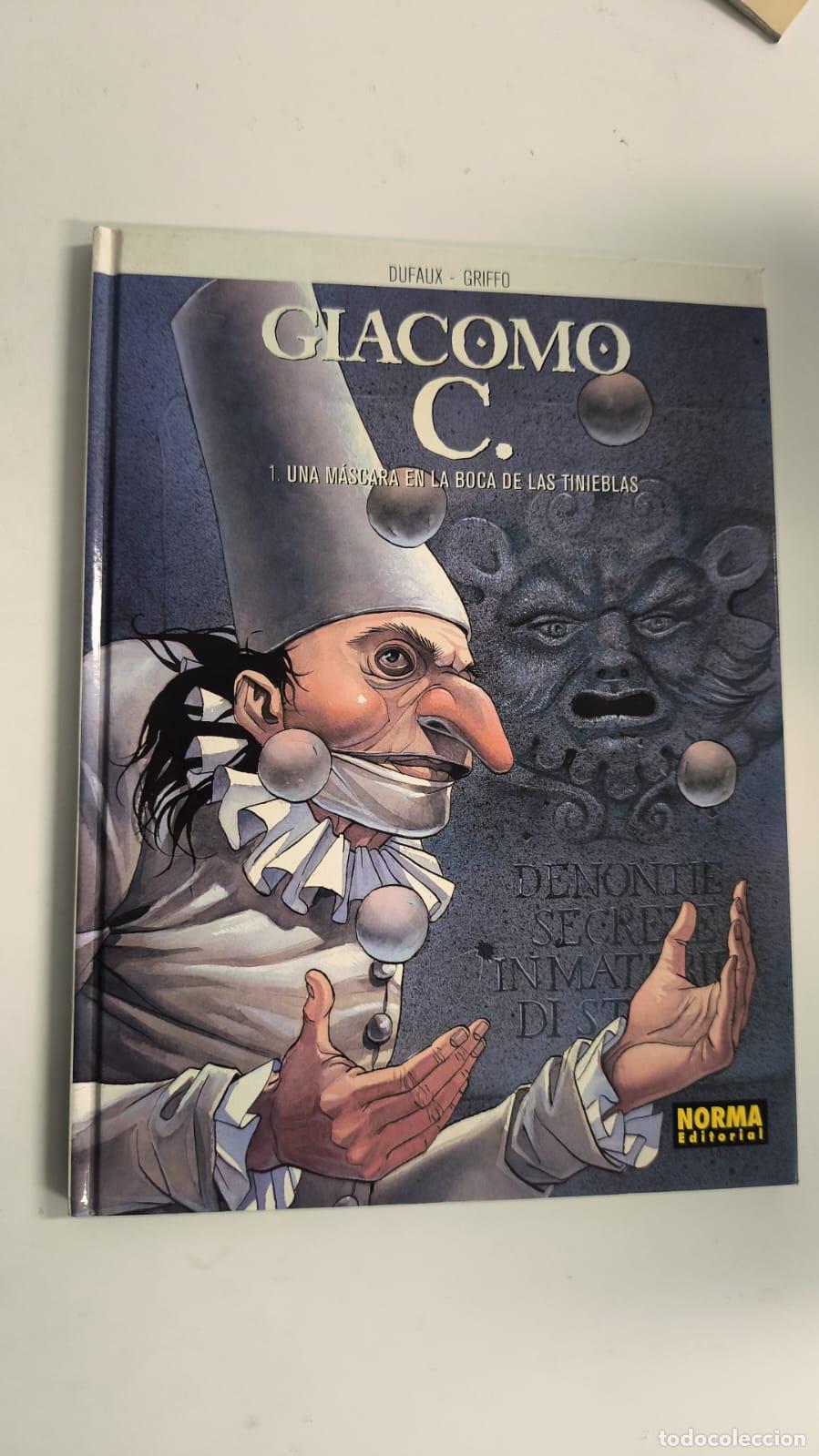 C&oacute;mics: GIACOMO C. TOMO 2. UNA M&Aacute;SCARA EN LA BOCA DE LAS TINIEBLAS. NORMA, 2&ordm; ED, 2006.