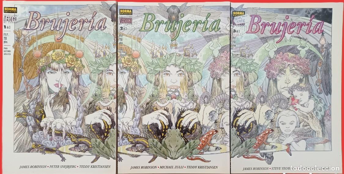 C&oacute;mics: LOTE 3 Tomos - BRUJERIA completa (James Robinson) Norma - Colecci&oacute;n V&eacute;rtigo