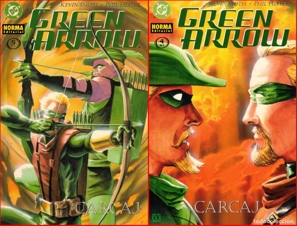 C&oacute;mics: Green Arrow - Lote 2 comics - Carcaj - Kevin Smith - Phil Hester