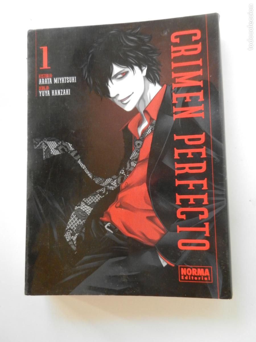 C&oacute;mics: CRIMEN PERFECTO 1 - ARATA MIYATSUKI / YUYA HANZAKI - NORMA EDITORIAL 2019.