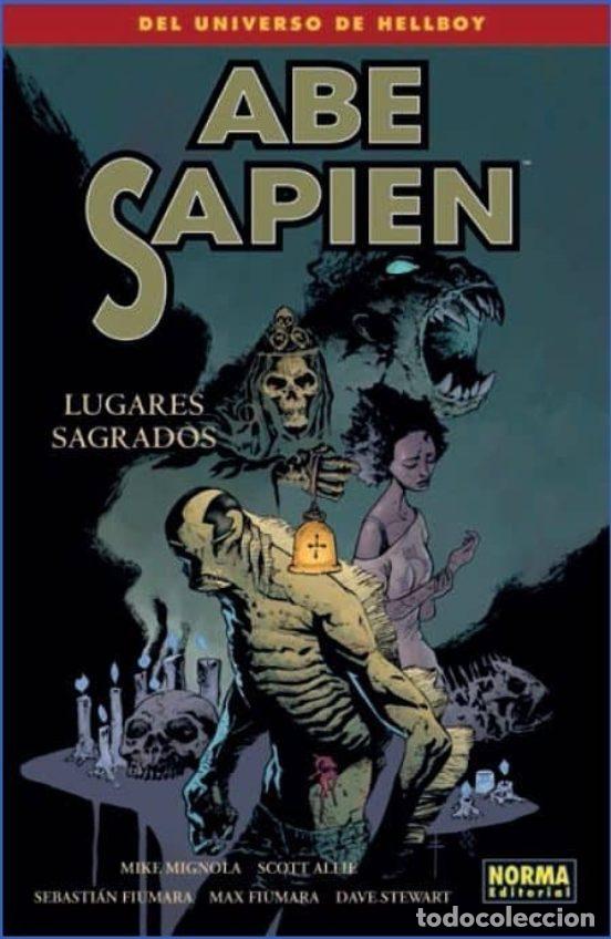 Comics : Abe Sapien 5. Lugares sagrados (Norma Editorial) - Mike Mignola, Scott Allie; Max Fiumara, Sebasti&aacute;n