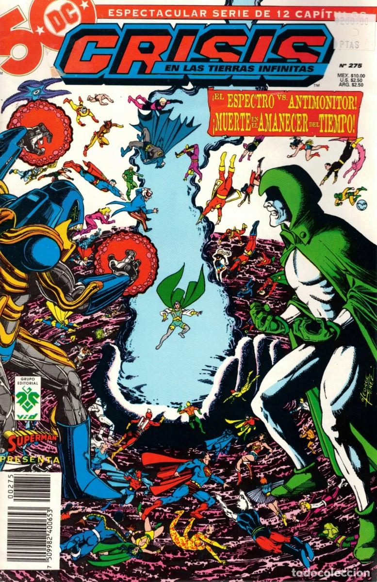 C&oacute;mics: Crisis en las tierras infinitas - El espectro vs Antimonitor - Muerte en el amanecer del tiempo 5 DC