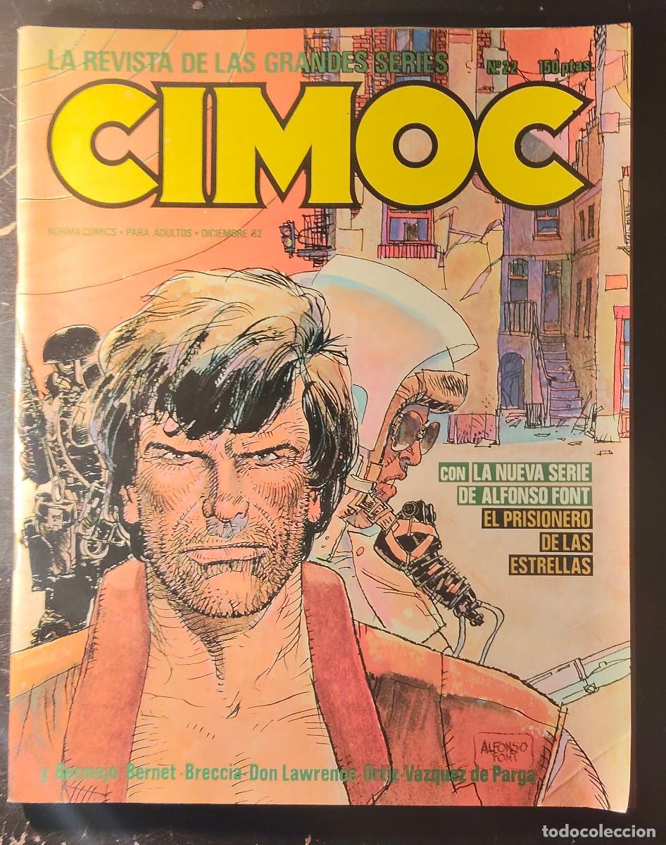C&oacute;mics: CIMOC 22. NORMA, 1982. ALFONSO FONT, BERNET, BRECCIA, BERMEJO, ORTIZ, DON LAWRENCE, SARVAN...