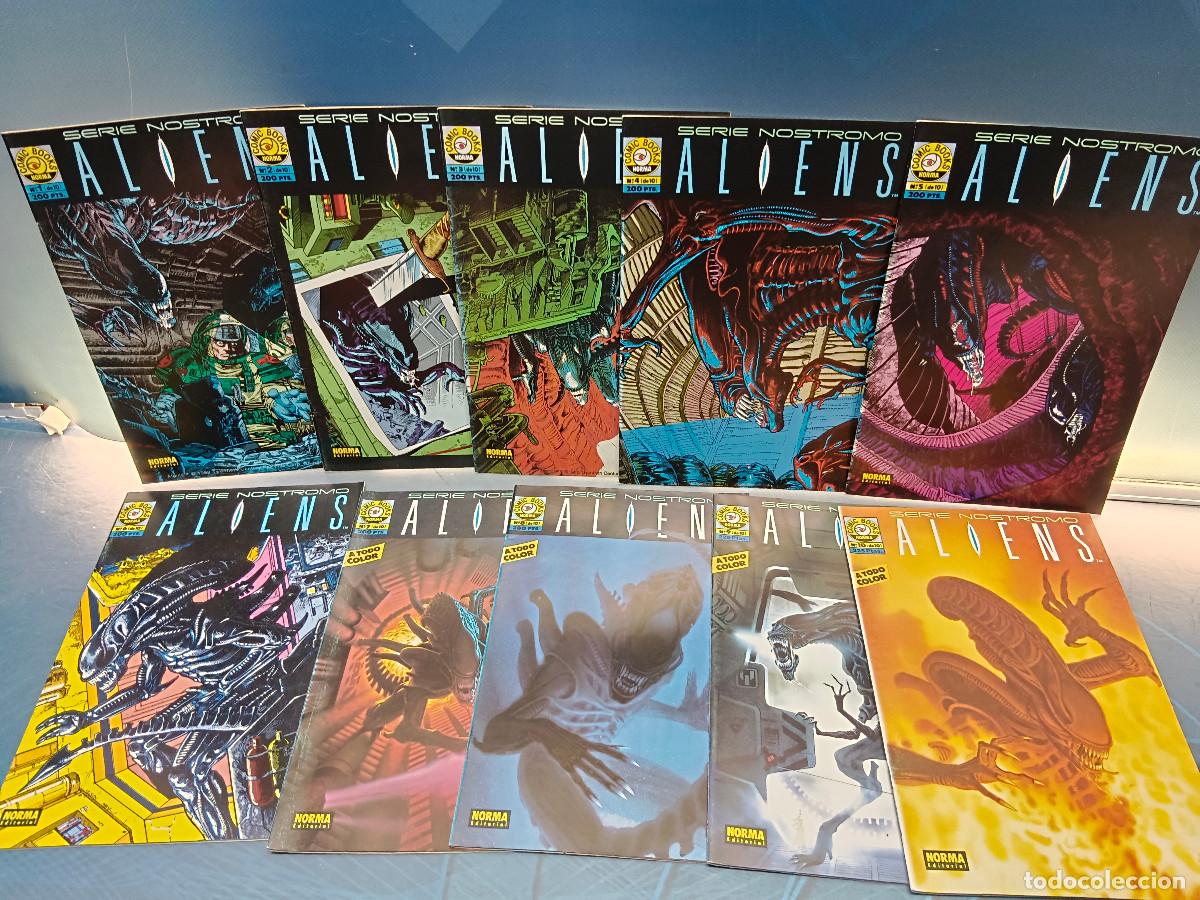 C&oacute;mics: comics, Aliens, Serie Nostromo n&ordm; 1 al 10 Colecci&oacute;n COMPLETA (Norma)