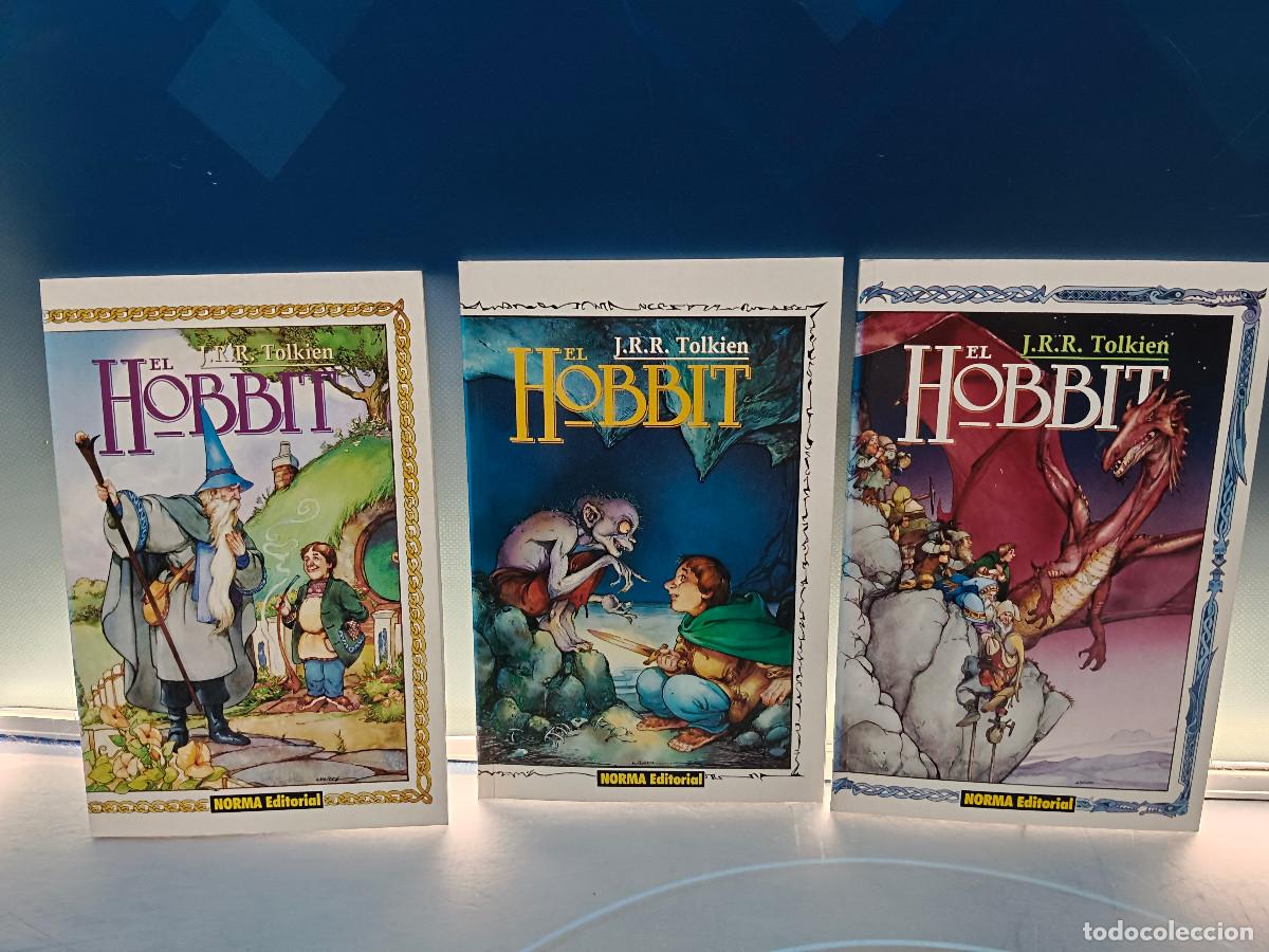 C&oacute;mics: comic, 3 tomos, completa, EL HOBBIT J.R.R. TOLKIEN. NORMA 1990 - Foto 1