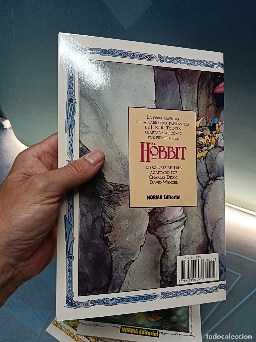 C&oacute;mics: comic, 3 tomos, completa, EL HOBBIT J.R.R. TOLKIEN. NORMA 1990 - Foto 8