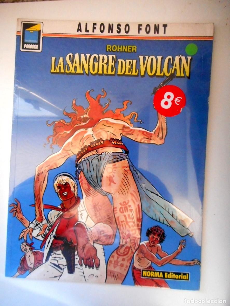 C&oacute;mics: COLECCI&Oacute;N PANDORA N&ordm;7 ROHNER: LA SANGRE DEL VOLC&Aacute;N (NORMA-JUNIO 1990) ALFONSO FONT