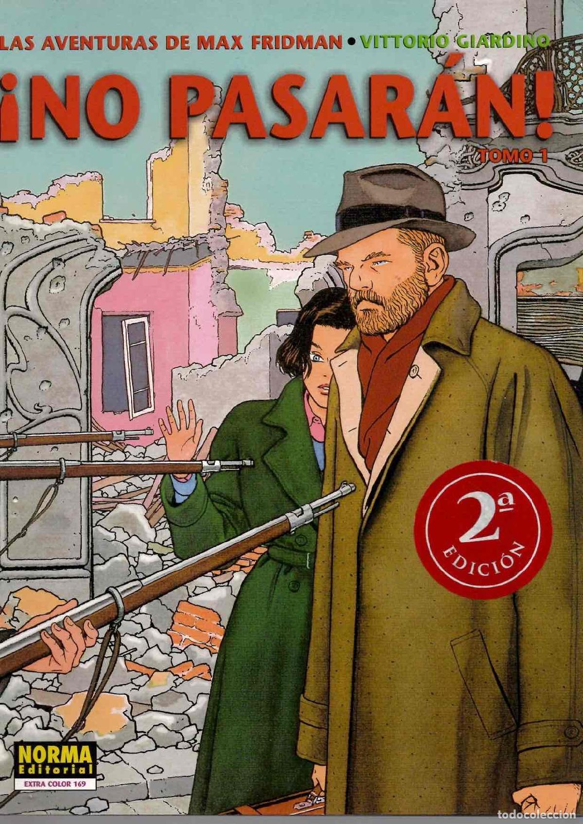 C&oacute;mics: LAS AVENTURAS DE MAX FRIDMAN. NO PASARAN TOMO 1. VITTORIIO GIARDINO. COLECCION EXTRA COLOR N&ordm; 169