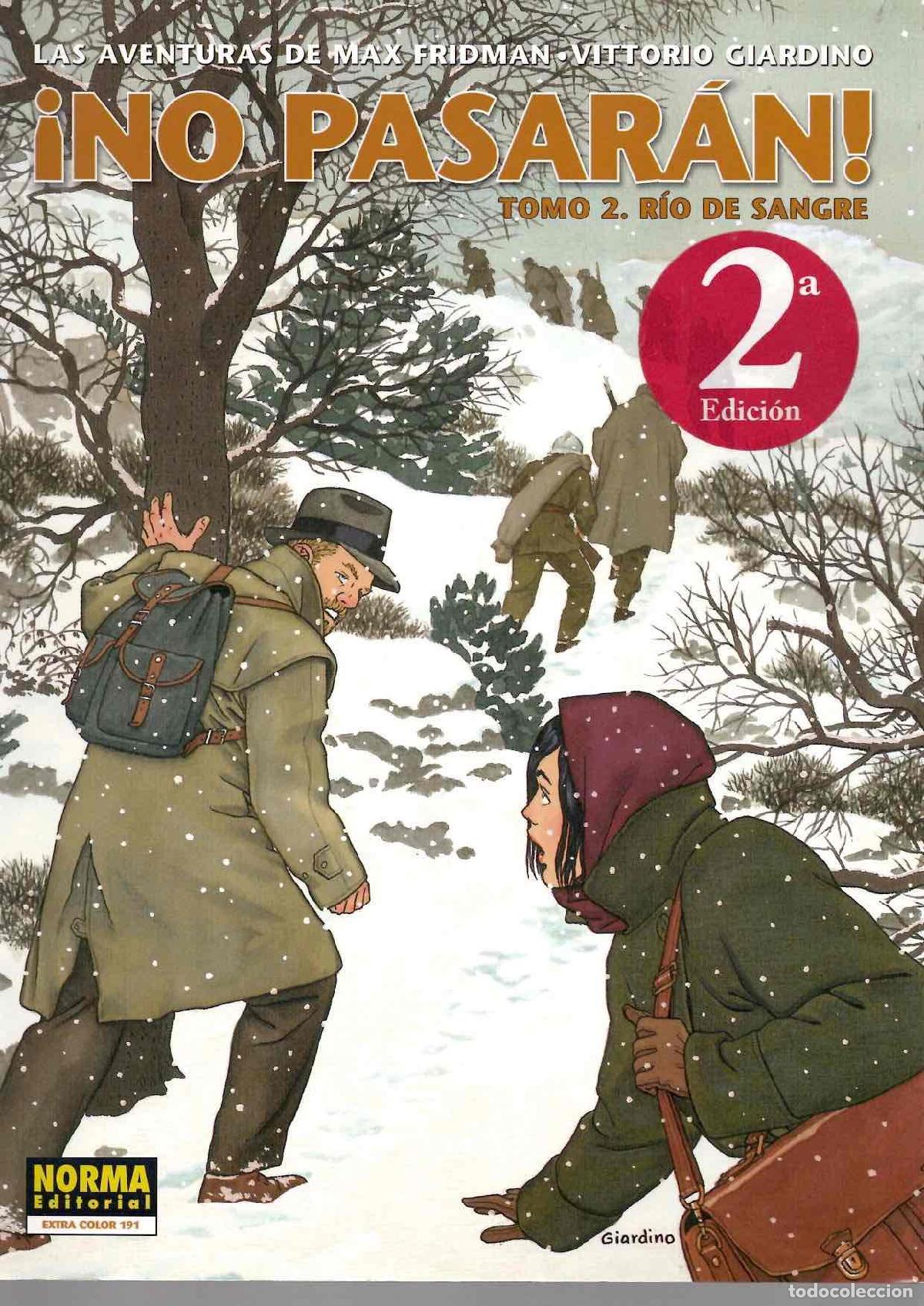 C&oacute;mics: LAS AVENTURAS DE MAX FRIDMAN NO PASARAN TOMO 2. VITTORIIO GIARDINO. COLECCION EXTRA COLOR N&ordm; 191