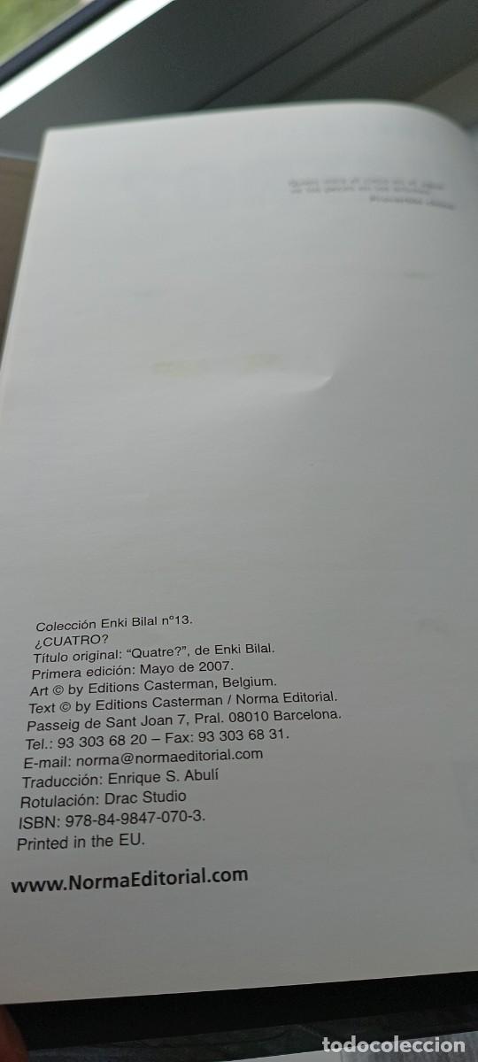 C&oacute;mics: &iquest;Cuatro? - Enki Bilal - Norma Editorial 2007 - Foto 7
