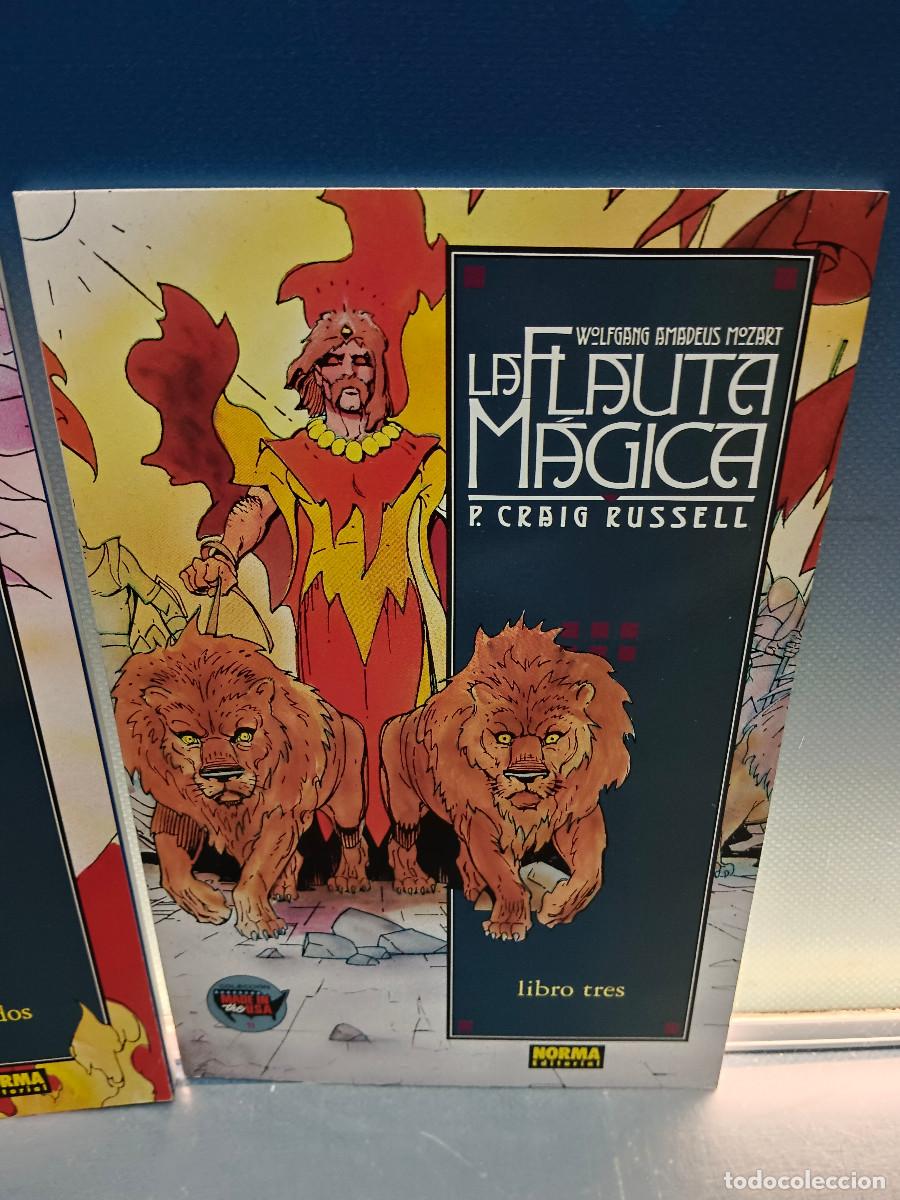 C&oacute;mics: c&oacute;mics, LA FLAUTA MAGICA , completa, 3 tomos, P. GRAIG RUSSELL, norma - Foto 4