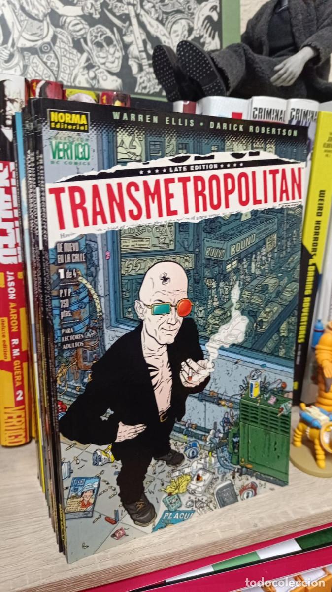 C&oacute;mics: TRANSMETROPOLITAN COLECCION COMPLETA VERTIGO NORMA EDITORIAL - Foto 2