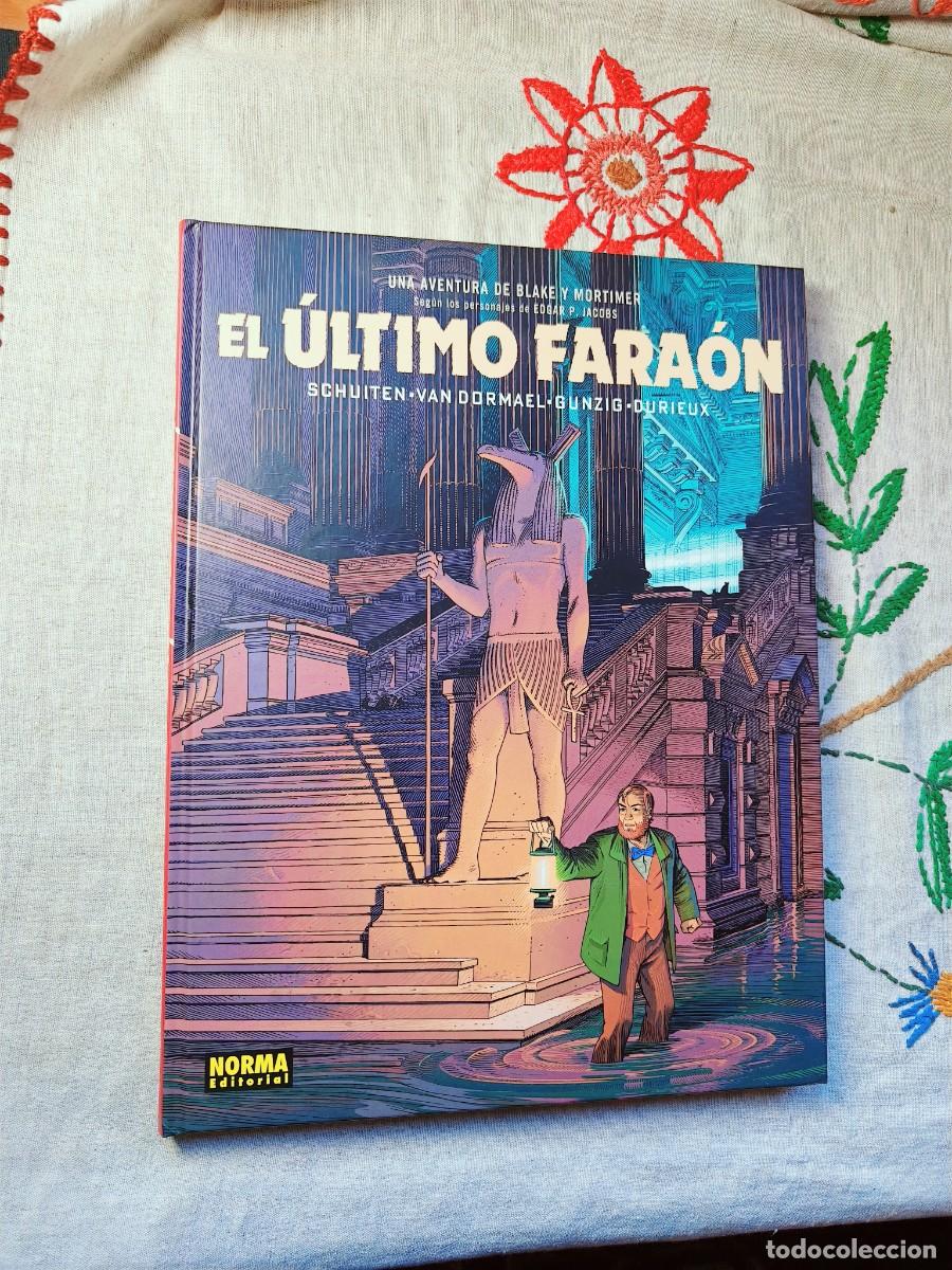 C&oacute;mics: Las Aventuras Blake y Mortimer. El &uacute;ltimo fara&oacute;n. Edgard P Jacobs, Schuiten. Norma. Tapa dura.