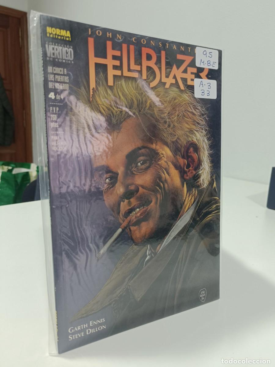 C&oacute;mics: HELLBLAZER NUMERO 4 VERTICO NORMA LAS PEGATINAS ESTAN SOBRE LA FUNDA PROTECTORA - Foto 1