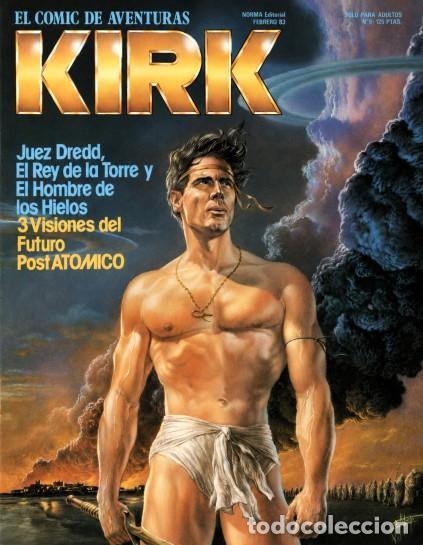 C&oacute;mics: KIRK-EL C&Oacute;MIC DE AVENTURAS-NORMA- N&ordm; 9 -BRIAN BOLLAND-HUGO PRATT-JOS&Eacute; ORTIZ-1983-CORRECTO-VEA-1843