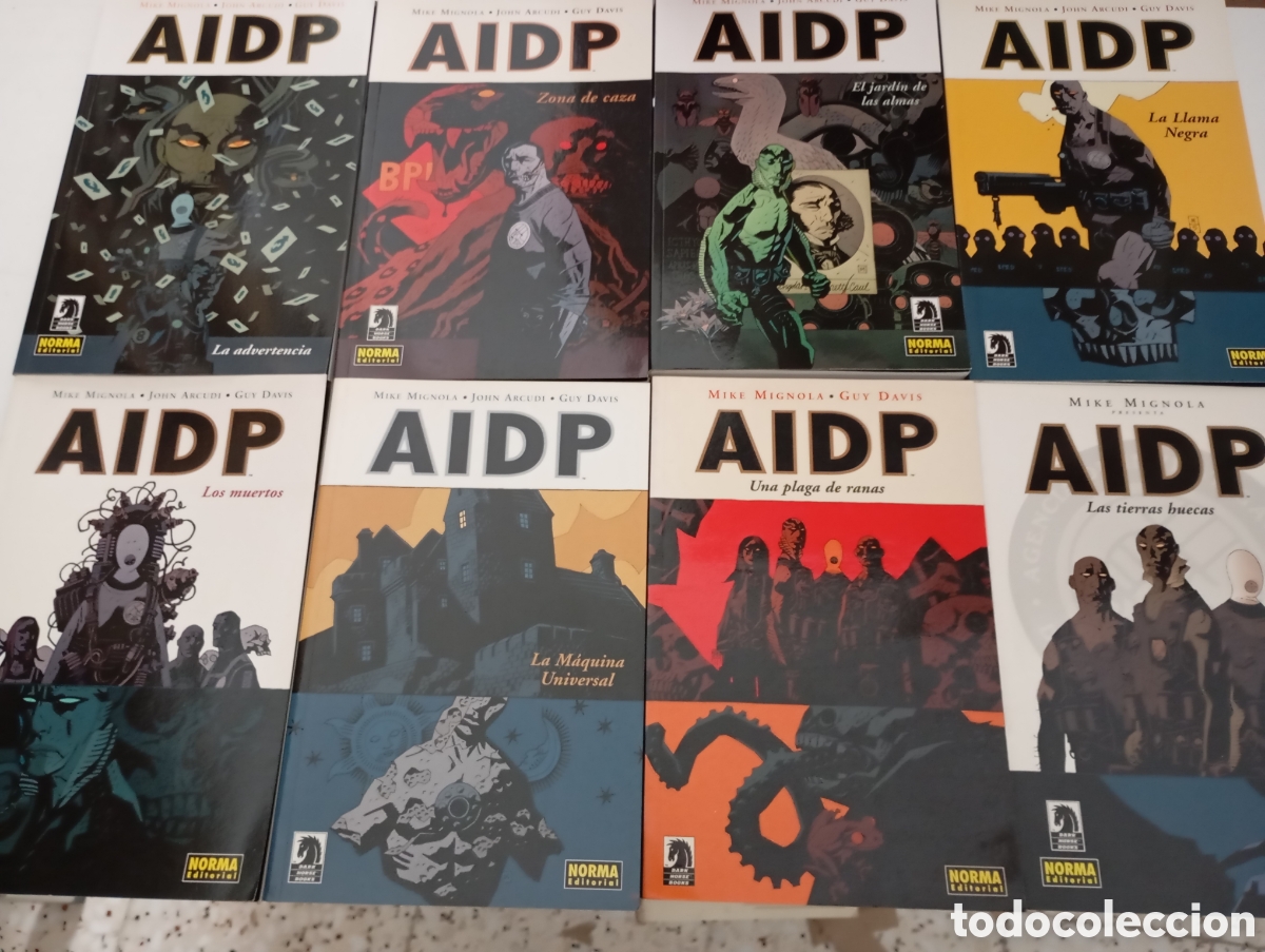 C&oacute;mics: AIDP - LOTE DE 8 T&Iacute;TULOS - MIKE MIGNOLA - NORMA - Foto 1