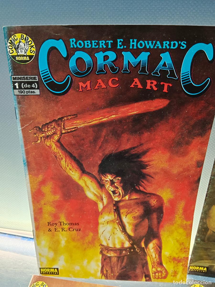C&oacute;mics: colecci&oacute;n completa, CORMAC, MAC ART, ROBERT E. HOWARDS, miniserie de 4 n&uacute;meros, Norma - Foto 2