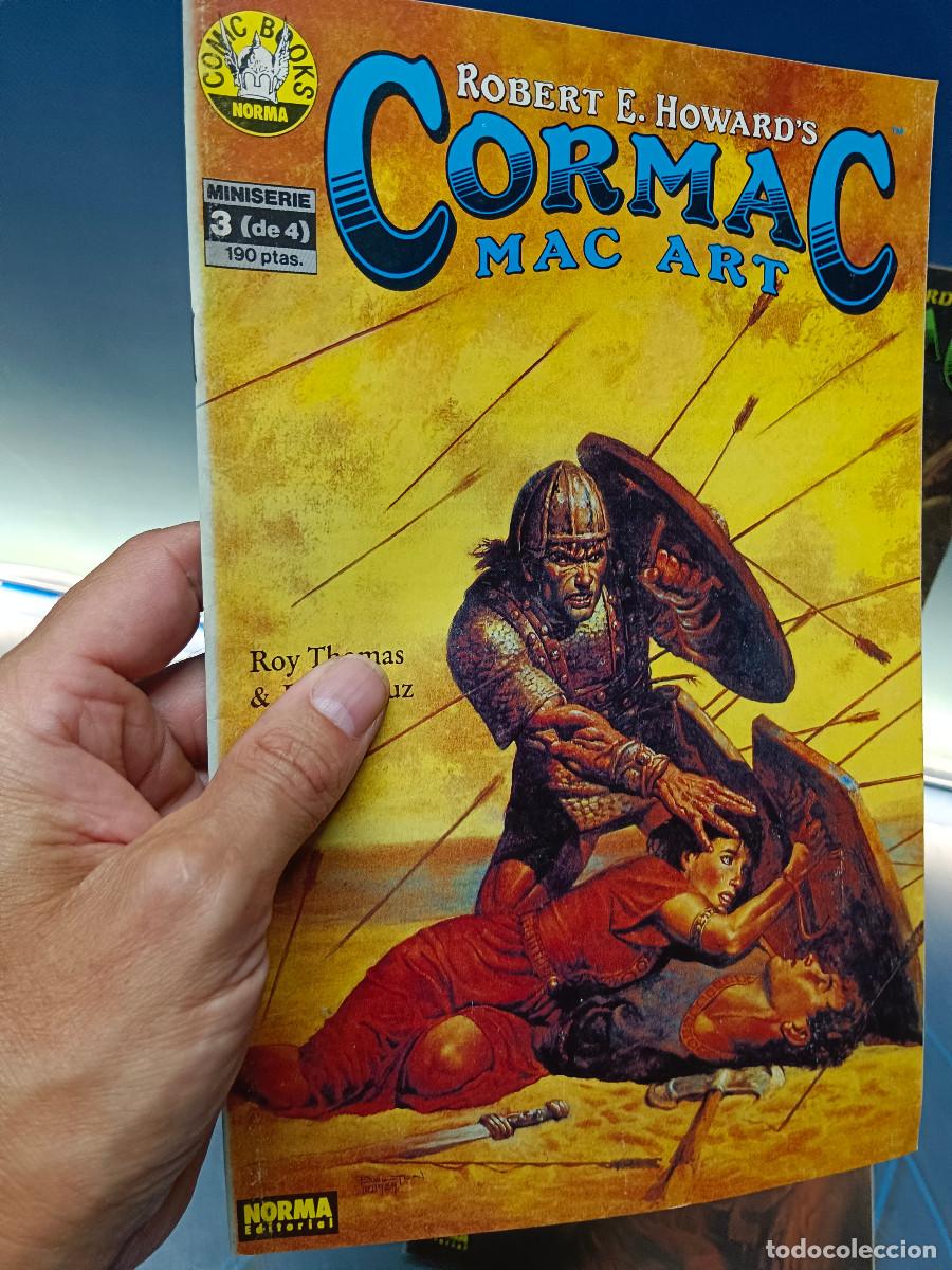 C&oacute;mics: colecci&oacute;n completa, CORMAC, MAC ART, ROBERT E. HOWARDS, miniserie de 4 n&uacute;meros, Norma - Foto 4