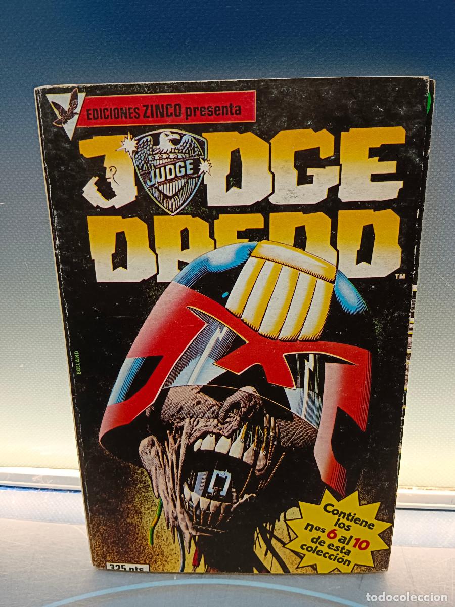 C&oacute;mics: retapado, c&oacute;mic JUDGE DREDD del N&ordm; 6 AL 10. ZINCO, buen estado