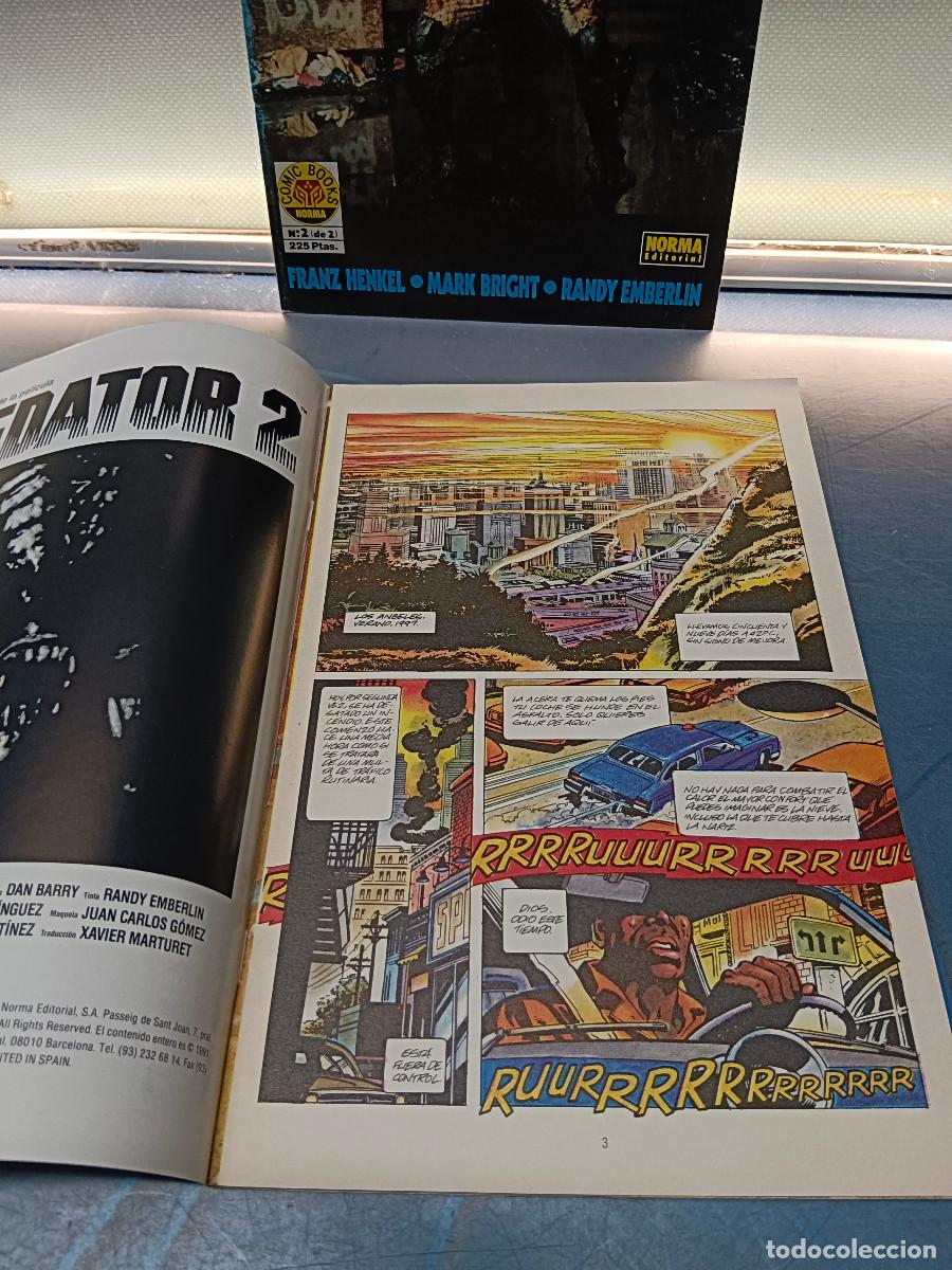 C&oacute;mics: C&oacute;mics, Predator 2 , n&ordm; 1 al 2 Colecci&oacute;n completa, Norma - Foto 6