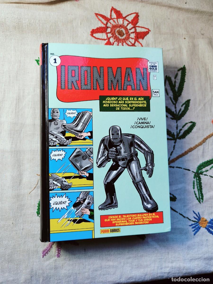C&oacute;mics: Iron Man. Tomo I. Nace Iron Man. Marvel Gold. Omnigold. Jack Kirby y Stan Lee. Panini.