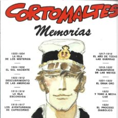Cómics: CORTO MALTES: MEMORIAS, NEW COMIC, 1991, MUY BUEN ESTADO. Lote 304846778
