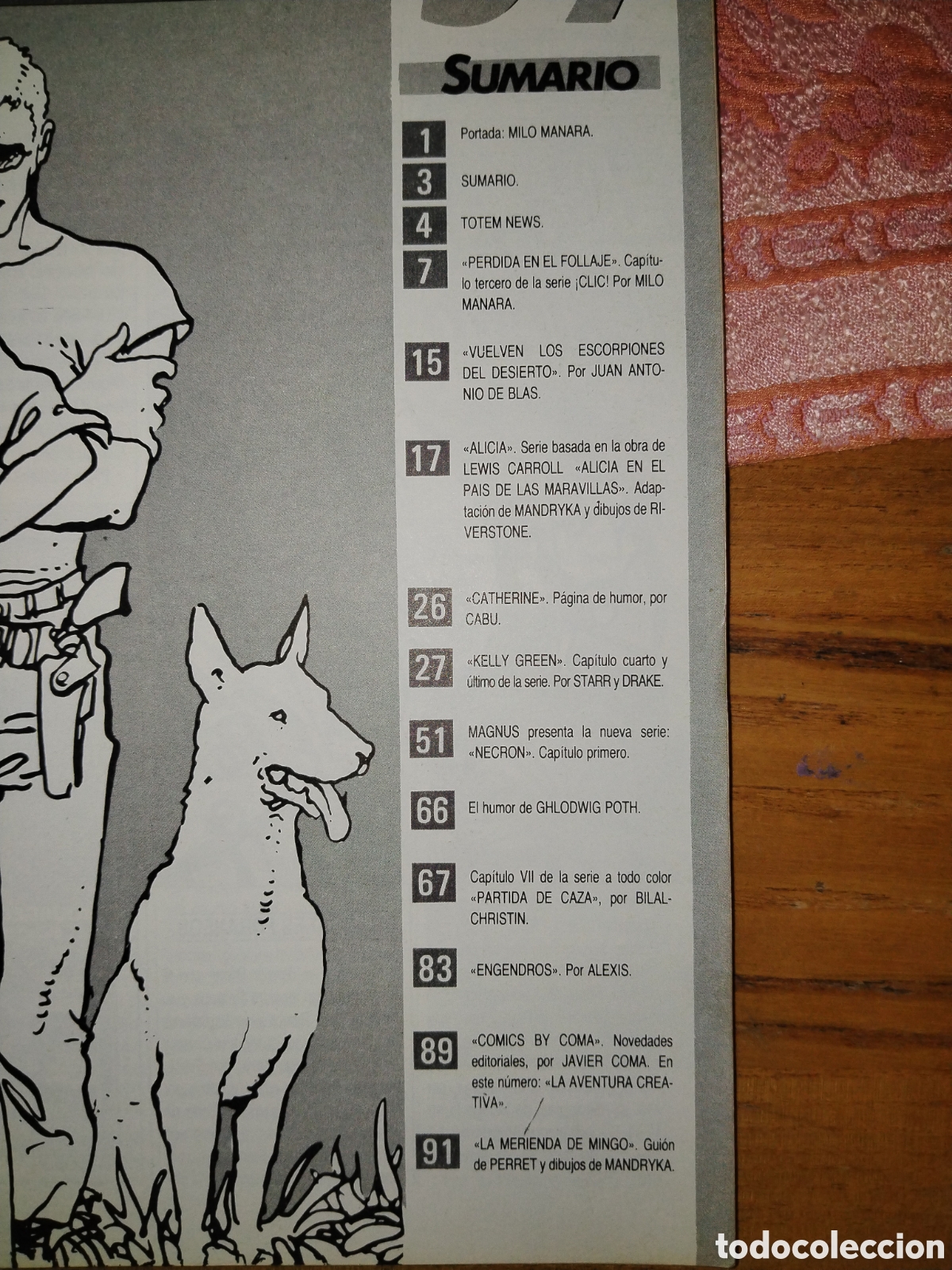 C&oacute;mics: T&oacute;tem. N&uacute;mero 59. Manara - Foto 2