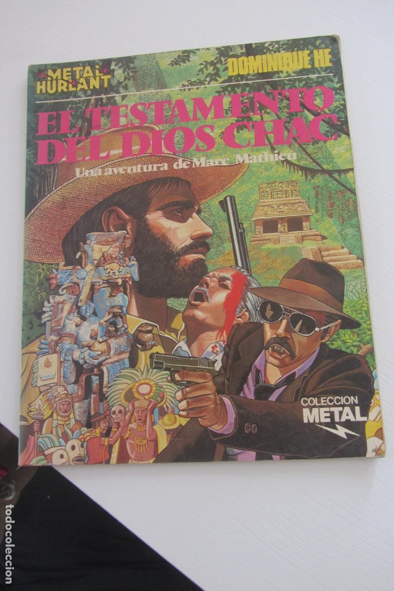 C&oacute;mics: EL TESTAMENTO DEL DIOS CHAC. UNA AVENTURA DE MARC MATHIEU. metal hurlant ARX85
