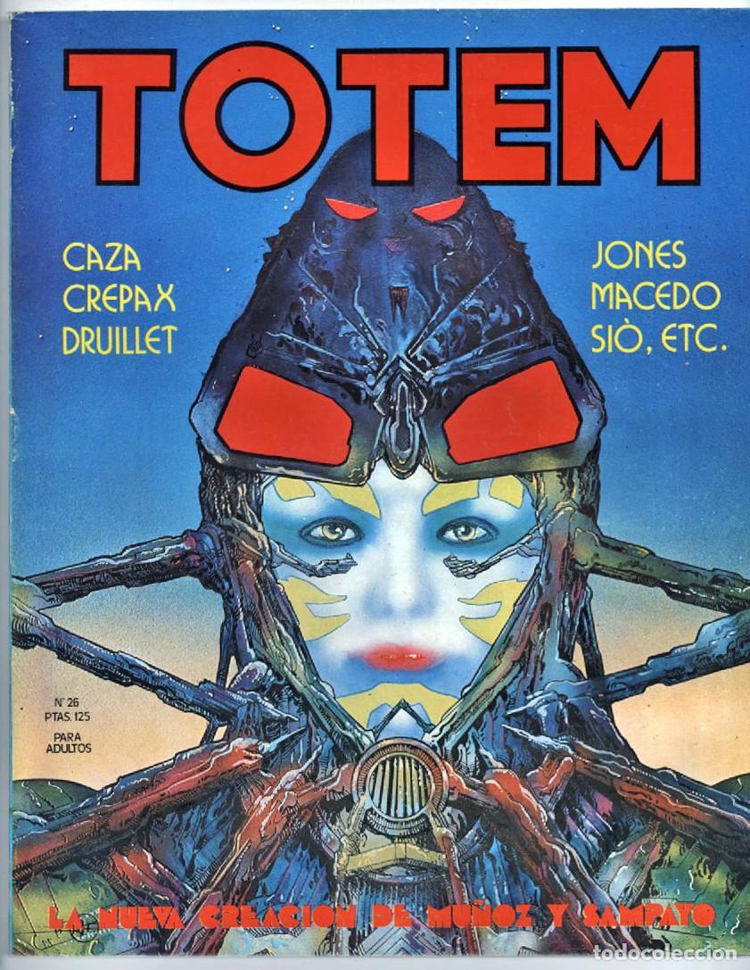 C&oacute;mics: COMIC TOTEM N&ordm; 26 EDITORIAL NUEVA FRONTERA CREPAX SAMPAYO 1980 MUY BUEN ESTADO