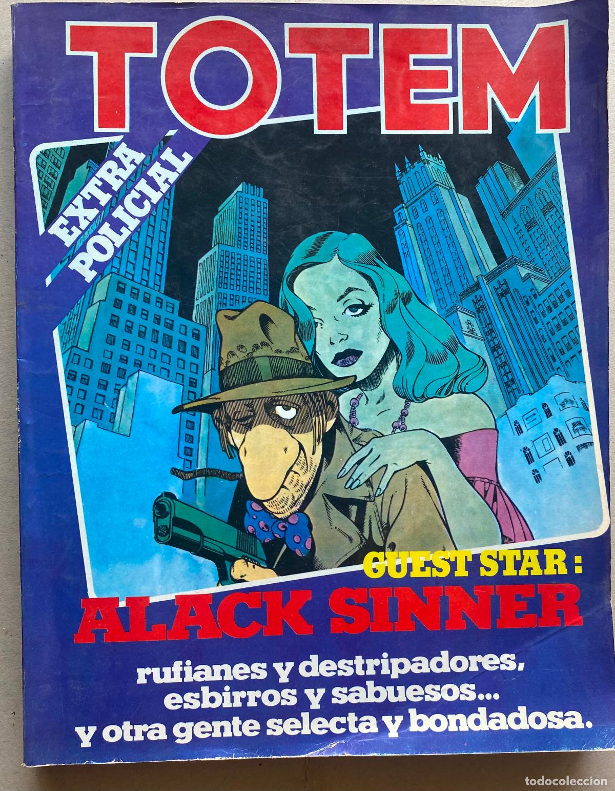 Comics: TOTEM EXTRA POLICIAL N&ordm; 14 - ALACK SINNER, HUGO PRATT, DI GENARO, GOETZINGER etc..