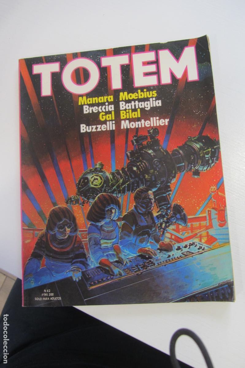 C&oacute;mics: TOTEM N&ordm; 42 MANARA, BRECIA, GAL, BUZZELLI, MOEBIUS, BATTAGLIA, BILAL NUEVA FRONTERA ARX319
