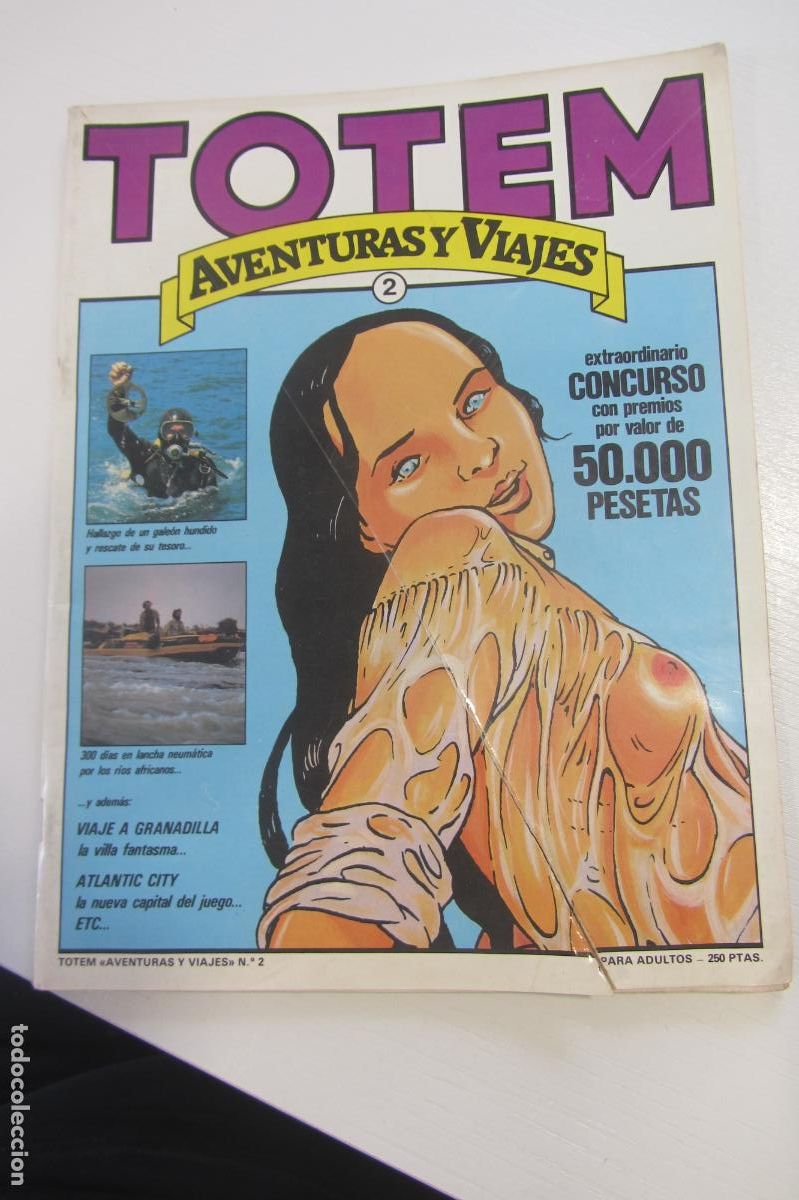Comics: TOTEM. AVENTURAS Y VIAJES N&ordm; 2 EDITORIAL NUEVA FRONTERA ARX197