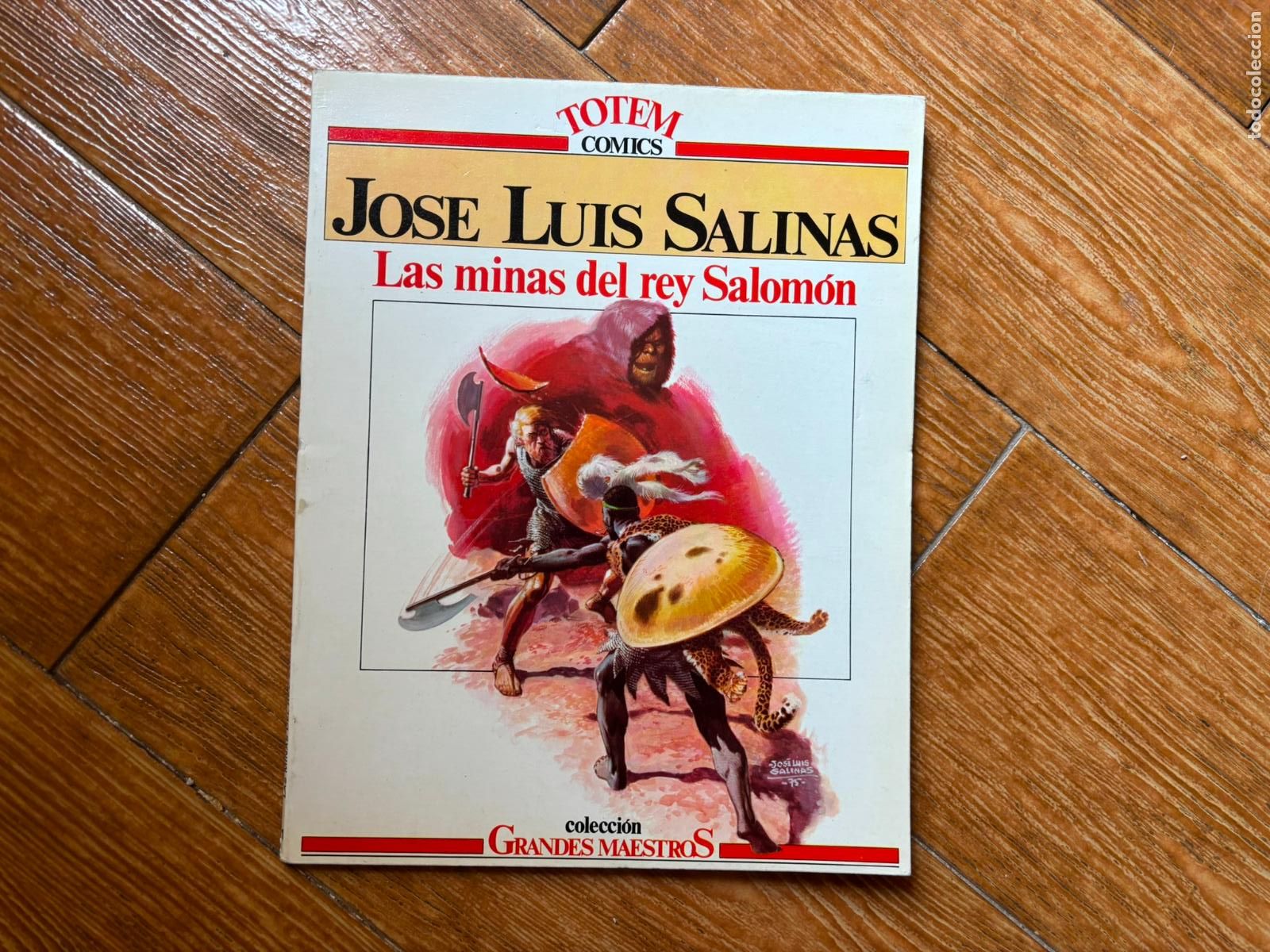 C&oacute;mics: COLECCI&Oacute;N GRANDES MAESTROS TOTEM COMICS LAS MINAS DEL REY SALOM&Oacute;N JOS&Eacute; LUIS SALINAS 1982