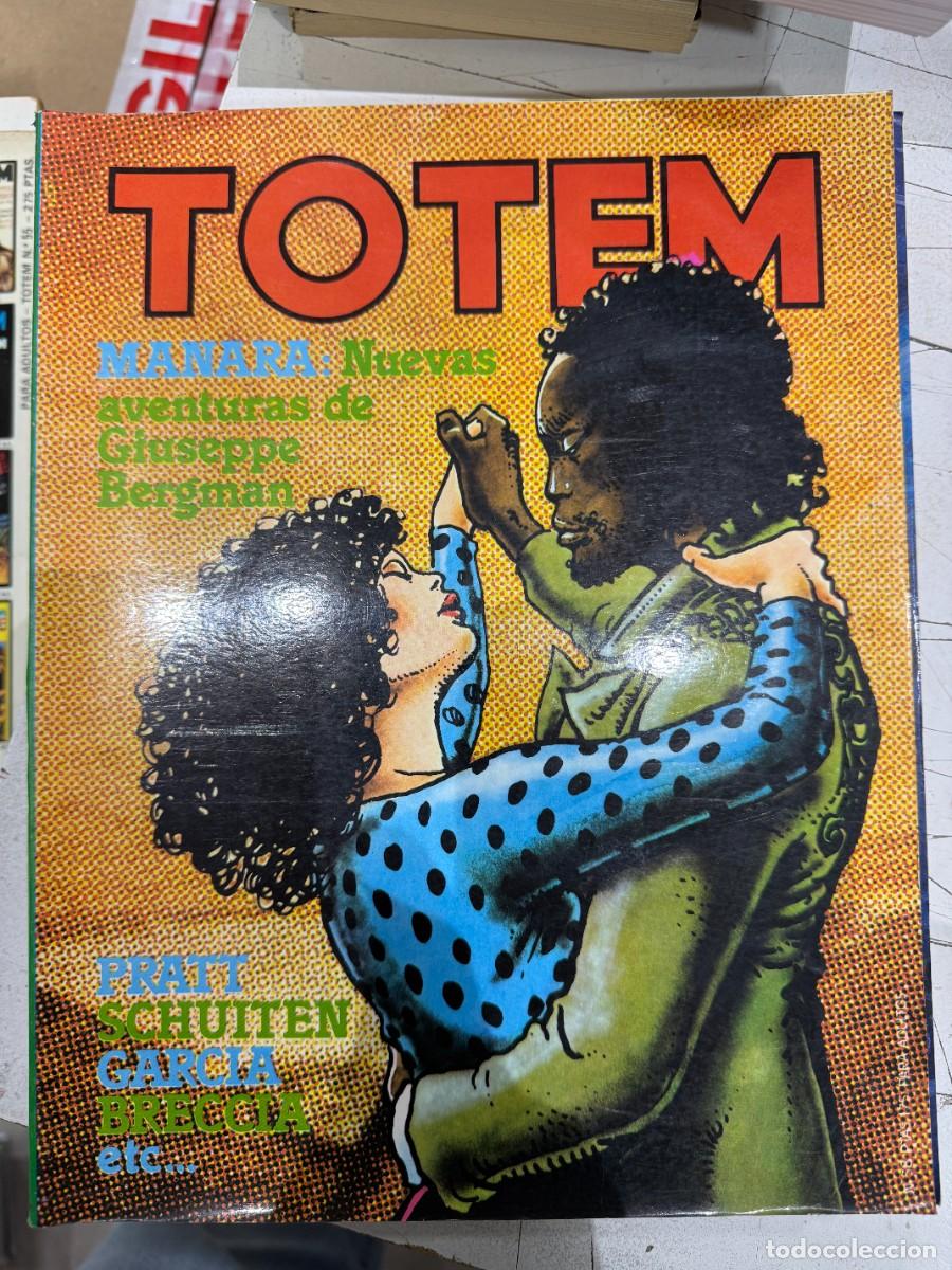 C&oacute;mics: Revista Totem N&ordm; 55 - Manara (Giuseppe Bergman), Pratt, Schuiten, Breccia - Nueva Frontera 1982