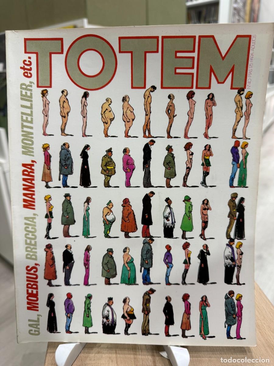C&oacute;mics: Totem N&ordm; 40 - Manara, Moebius, Breccia, Montellier - Nueva Frontera 1981