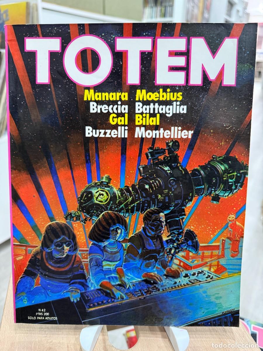C&oacute;mics: Totem N&ordm; 42 - Moebius, Bilal, Manara, Bilal, Buzzelli - Nueva Frontera 1982