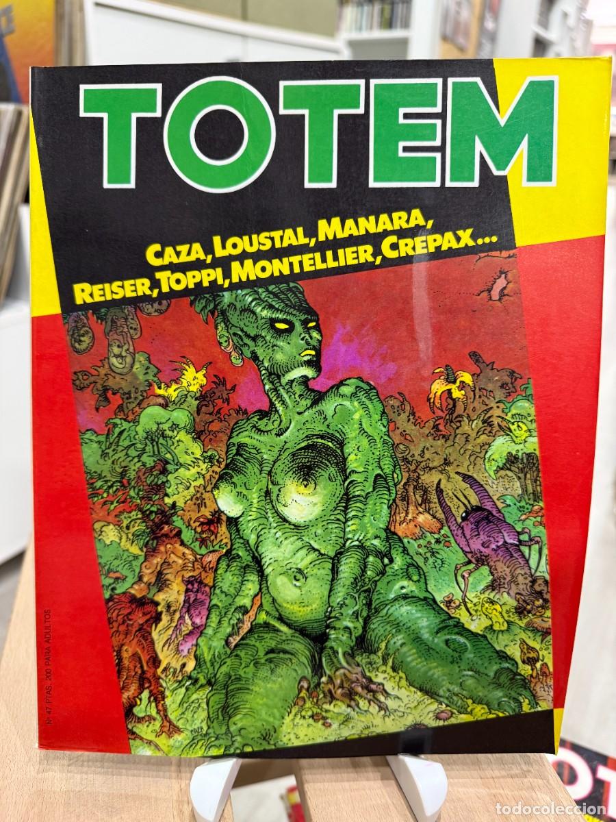 C&oacute;mics: Totem N&ordm; 47 - Caza, Loustal, Manara, Crepax, Toppi - Nueva Frontera 1982