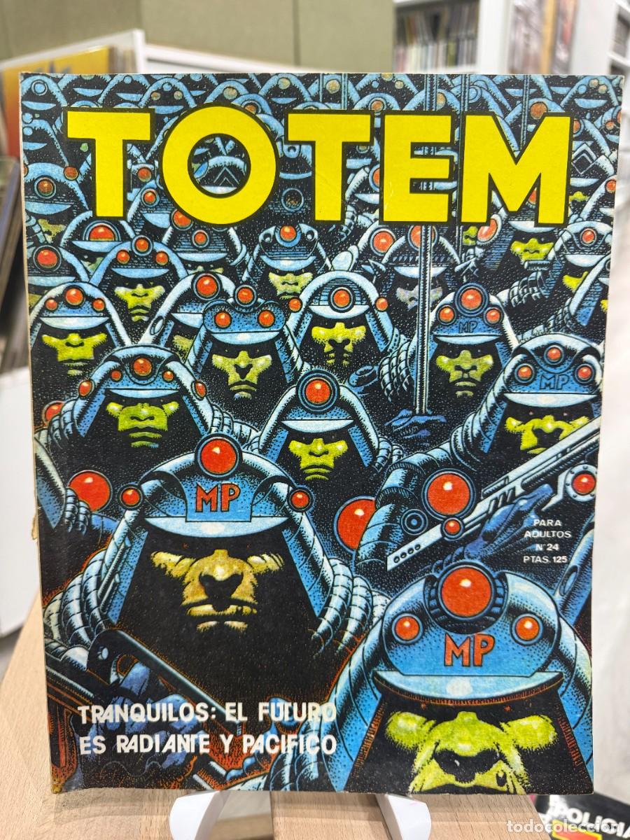 C&oacute;mics: Totem N&ordm; 24 - Moebius, Caza, Mu&ntilde;oz, Sampayo, Crepax - Nueva Frontera 1979
