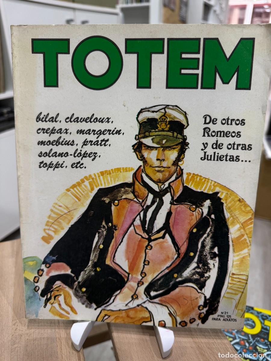 C&oacute;mics: Totem N&ordm; 21 - Hugo Pratt Corto Malt&eacute;s, Moebius, Bilal, Toppi - Nueva Frontera 1979