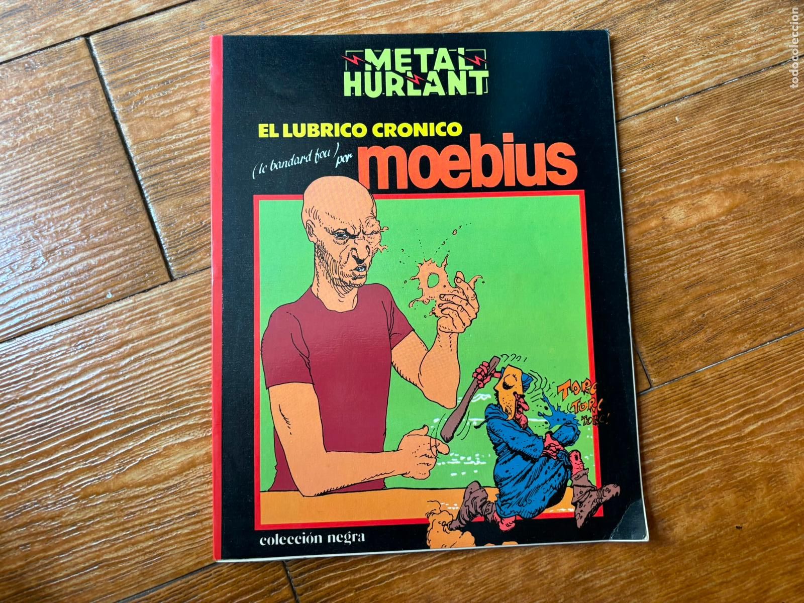 C&oacute;mics: METAL HURLANT COLECCION NEGRA N&ordm;11 EL LUBRICO CRONICO MOEBIUS EDITORIAL NUEVA FRONTERA 1980